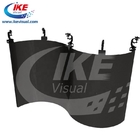 IP65 Curved Video Wall Displays 4500 nits Flexible P4 Outdoor LED Screen